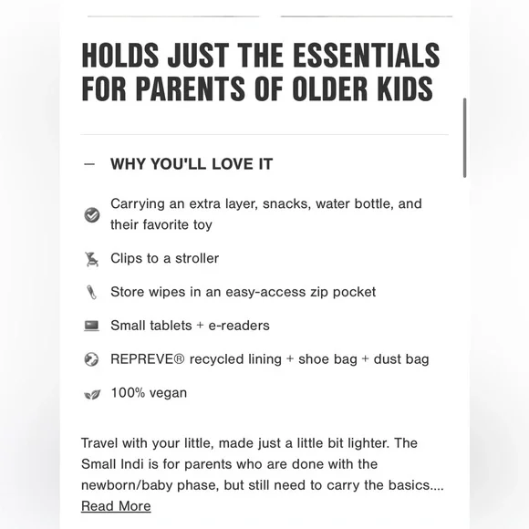 Dange Dover diaper bag (new) - Picture 7 of 10